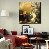 Annunciation to the Virgin (ca. 1660–1680) by Bartolomé Esteban Murillo — room mockup view 22