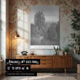 Apostles Preach the Gospel - Early Church Ministry by Gustave Dore canvas wall art