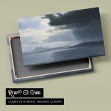 Approaching Thunderstorm on the Hudson River by Albert Bierstadt - canvas rear frame and hanging hardware
