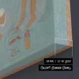 Arab Coffeehouse by Henri Matisse - canvas surface and wrapped edge detail