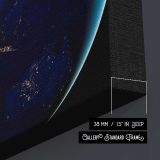 Asia and Australia at Night from NASA Satellite Imagery — room mockup view 5
