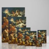 Aurora and Tithonus - Baroque Mythological Farewell By Francesco Solimena canvas wall art - Image 4