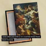 Aurora and Tithonus - Baroque Mythological Farewell By Francesco Solimena canvas wall art - Image 6
