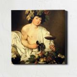 Bacchus by Caravaggio — room mockup view 1