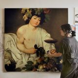 Bacchus by Caravaggio — room mockup view 3