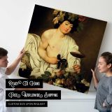 Bacchus by Caravaggio — room mockup view 4