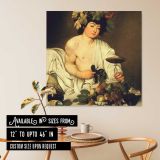 Bacchus by Caravaggio — room mockup view 6