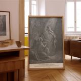 Baruch Writes Prophecies - Gustave Dore Rays of Light in Ancient Study canvas wall art - Image 7