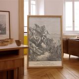 Benjaminites Take Virgins - Gustave Dore Biblical Capture Scene canvas wall art - Image 7