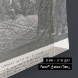 Biblical Battle with Flames - Gustave Dore Amorite Army's Defeat canvas wall art - Image 8