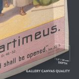 Blind Bartimaeus - Jesus Healing Scene from Mark 10:46-52 canvas wall art - Image 3