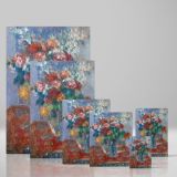 Bouquet de Fleurs - Impressionist Still Life Florals By Camille Pissarro canvas wall art - Image 4