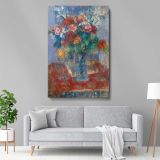 Bouquet de Fleurs - Impressionist Still Life Florals By Camille Pissarro canvas wall art - Image 5