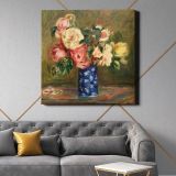 Bouquet of Roses (Le Bouquet de roses) (1882) by Pierre-Auguste Renoir — room mockup view 21