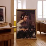 Boy Bitten by Lizard - Expressive Pain Symbolism by Caravaggio canvas wall art - Image 7