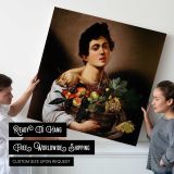Boy with a Basket of Fruit by Caravaggio — room mockup view 4