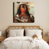 Buffalo Bulls Back Fat (1832) oil painting by George Catlin — alternate room view