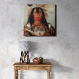 Buffalo Bulls Back Fat (1832) oil painting by George Catlin — alternate room view