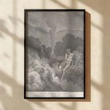 Cain and Abel Sacrifice - Favor and Rejection by Gustave Dore canvas wall art - Image 2