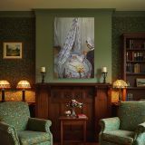 Camille and Son in Cradle by Claude Monet - Mother Watching Baby under Canopy canvas wall art - Image 4