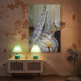 Camille and Son in Cradle by Claude Monet - Mother Watching Baby under Canopy canvas wall art - Image 5