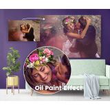 Personalized Canvas Different Size Family Poster Custom Wedding Painting - Image 5