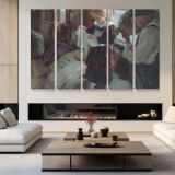 Carefree-large by Daniel Gerhartz - multi-panel canvas displayed in a modern living room