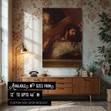 Carrying of the Cross by Titian - Baroque Scene of Human Struggle and Devotion canvas wall art