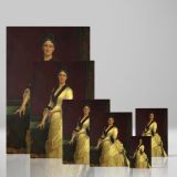 Catharine Lorillard Wolfe - Victorian Lady in Ivory Gown canvas wall art - Image 4