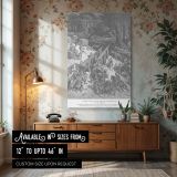 Cedars for Solomon's Temple - Gustave Dore Oxen and Forest Workers canvas wall art
