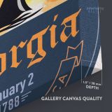 Georgia State of America Emblem Canvas Wall Artwork for Mural Canvas Wall Hanging - Image 8