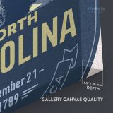 North Arolina Old North State of America Emblem Canvas Wall Artwork Mural Print For - Image 8