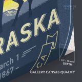 Nebraska Equality Before The Law State of America Emblem Canvas Wall Artwork Mural Print - Image 8