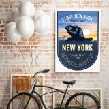 New York State of America Emblem Canvas Wall Artwork For Mural Canvas Wall Hanging - Image 5