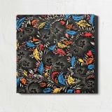 Chinese vintage seamless pattern flower background, decorative oriental art — room mockup view 1