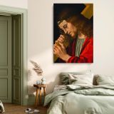 Christ Carrying the Cross - Renaissance Religious Scene by Marco d'Oggiono canvas wall art - Image 3
