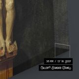 Christ Crucified - Velazquez Religious Painting with Crown of Thorns canvas wall art - Image 8