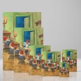 Christmas Gnome - Scandinavian Elf Wrapping Gifts Scene By Jenny NystrOm canvas wall art - Image 4