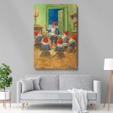 Christmas Gnomes - Festive Holiday Illustration By Jenny NystrOm canvas wall art - Image 5
