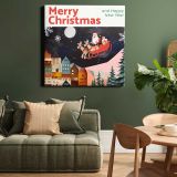 Christmas & new year Instagram post template — alternate room view
