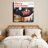 Christmas & new year Instagram post template — alternate room view