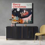Christmas & new year Instagram post template — alternate room view