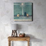 Christmas Poster (1898) by Harvey Ellis — room mockup view 1