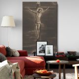 Christus aan het Kruis - Crucifixion Scene (1771) By Brookshaw & van Dyck canvas wall art