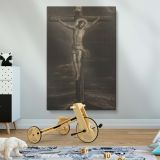 Christus aan het Kruis - Crucifixion Scene (1771) By Brookshaw & van Dyck canvas wall art - Image 2