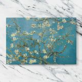 Almond Blossom canvas artwork displayed on a marble background