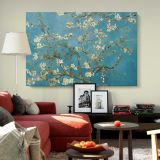 Almond Blossom canvas wall art in room setting 6