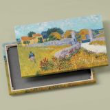Farmhouse in Provence canvas front and rear frame view
