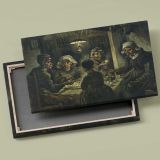 The Potato Eaters canvas front and rear frame view