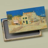The Yellow House canvas front and rear frame view
